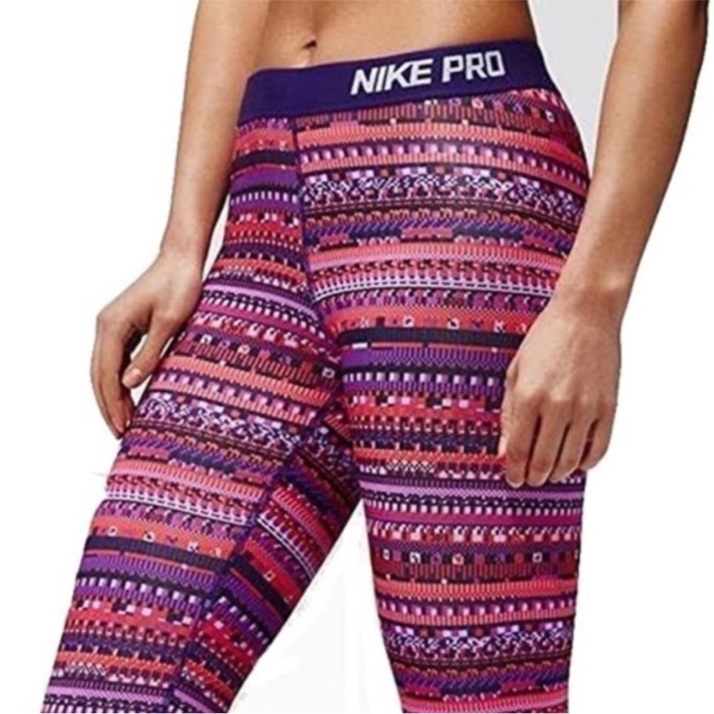 Nike Pro Multi Patterned Leggings - image 3